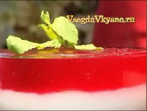 Кисель слоеный