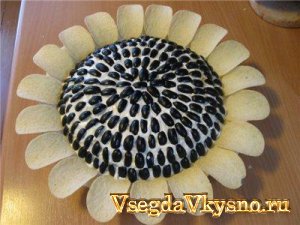 Салат "Подсолнух"
