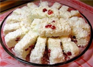 Десерт "Белоснежка"